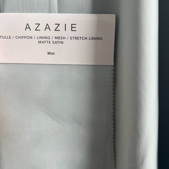 Azazie Mist Bridesmaid Dress - Size A8 - Picture 5 of 6